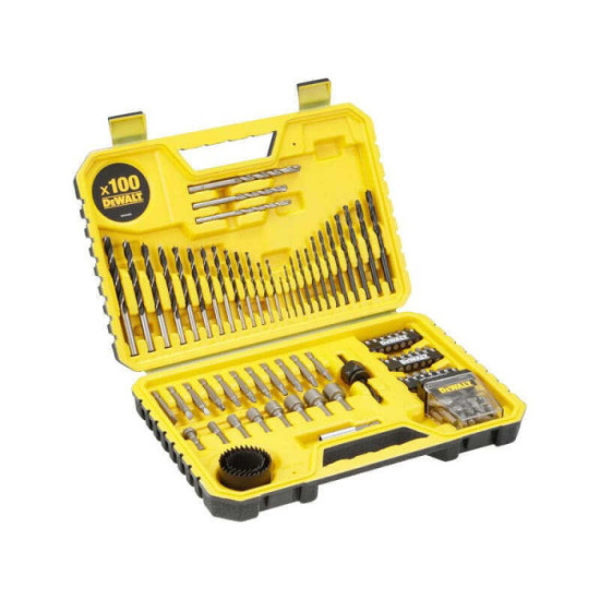 Coffret de forets et embouts pour perceuse 100 pcs Dewalt DT71563