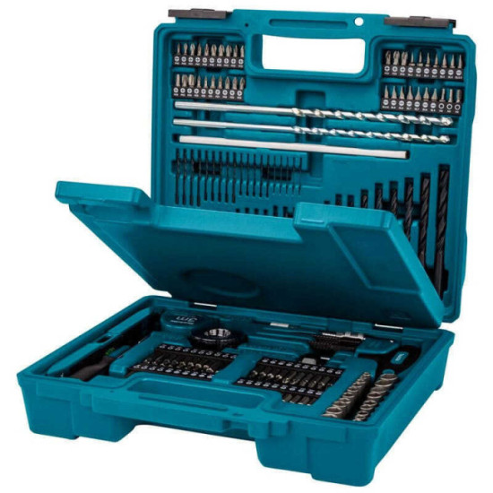 Coffret de meches pour perceuse visseuse 212 pieces Makita e 06270