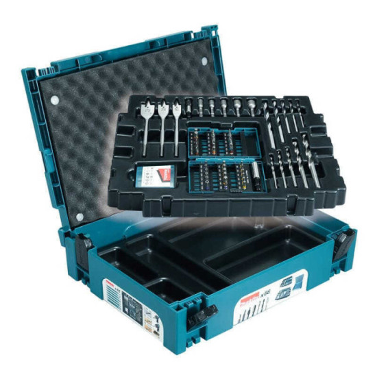 Coffret percage vissage en makpac 66 pcs Makita b 43044