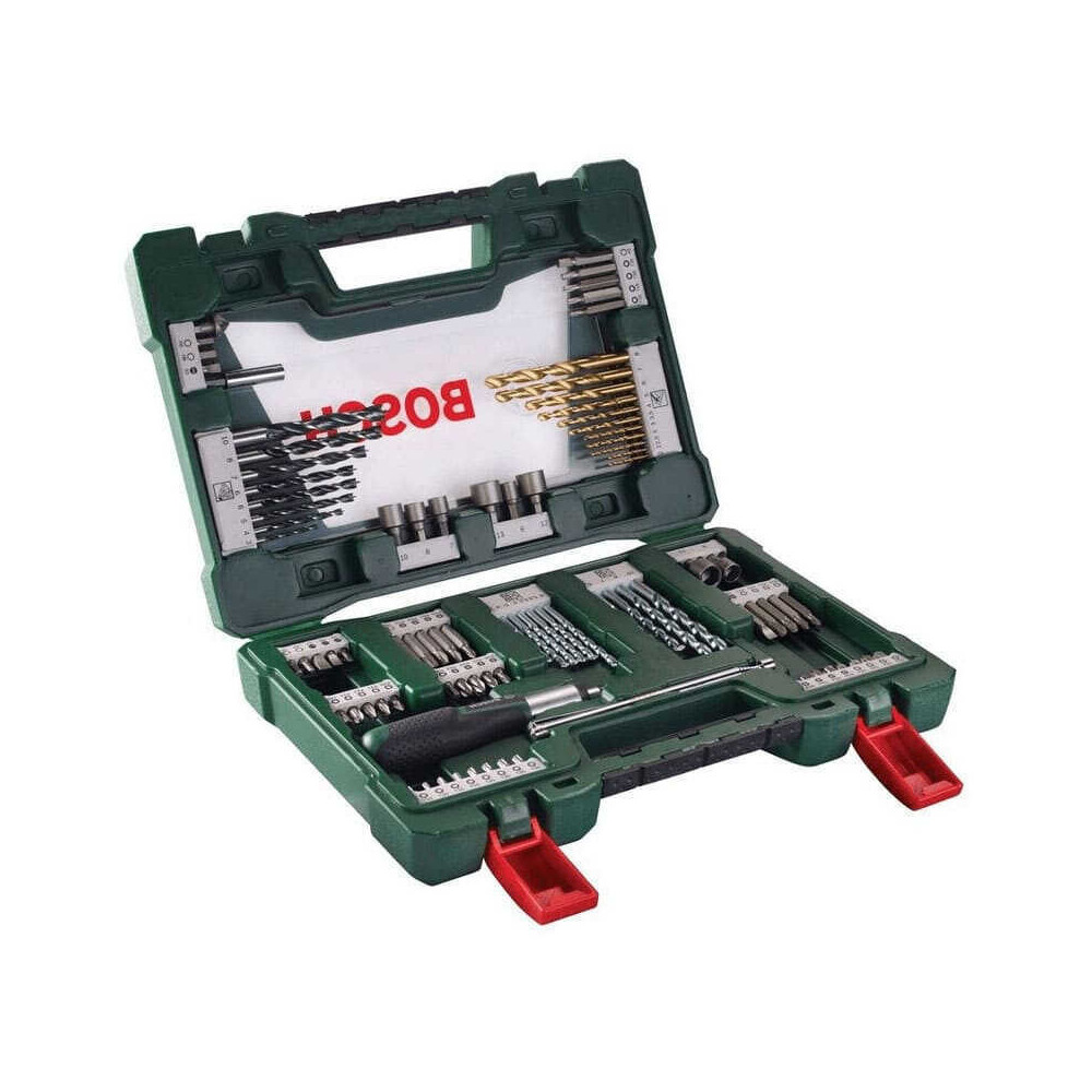 Coffret v line 91 pieces de forets et d embouts tin Bosch Bosch 2607017195