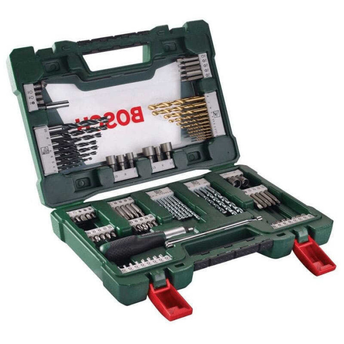 Coffret v line 91 pieces de forets et d embouts tin Bosch Bosch 2607017195