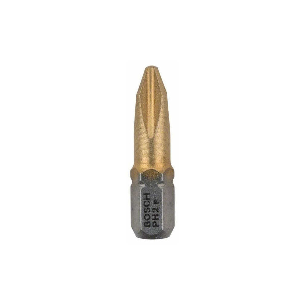 Embout cruciforme ph 2 extra dur de 25 mm lot de 25 Bosch 2607002488