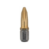 Embout cruciforme ph 2 extra dur de 25 mm lot de 25 Bosch 2607002488
