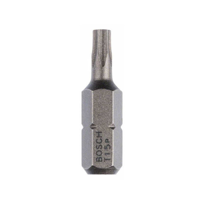 Embout torx t 15 extra dur 25 mm 1 4 lot de 10 Bosch 2607001608