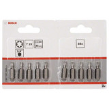 Embout torx t 15 extra dur 25 mm 1 4 lot de 10 Bosch 2607001608