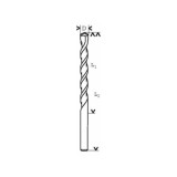 Foret a beton cyl 3 o 8MM x 200MM Bosch 2608597682