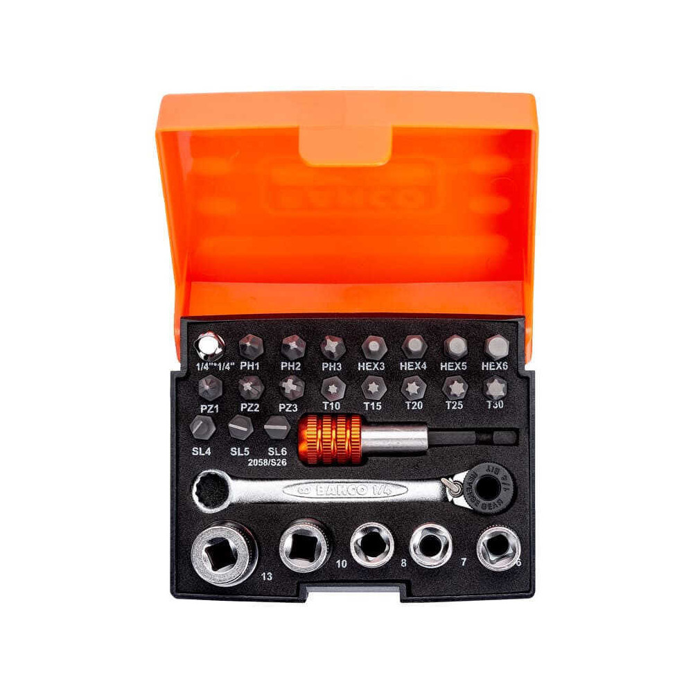 Jeu de douilles et embouts Bahco 2058S26