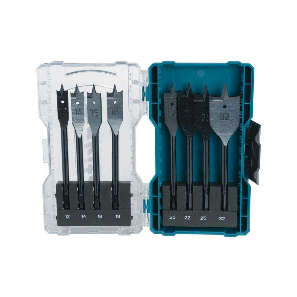 Coffret 8 meches plates a bois Makita e 08698