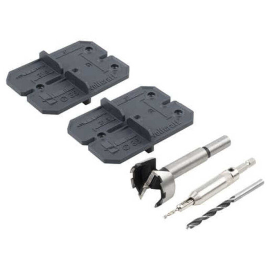 Coffret pour montage de charniere wolfcraft 4656000