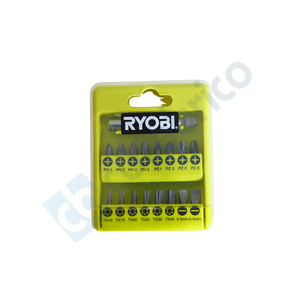 Jeu d embouts ph pz sl tx RAK17SD Ryobi 5132002550