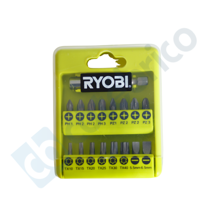 Jeu d embouts ph pz sl tx RAK17SD Ryobi 5132002550