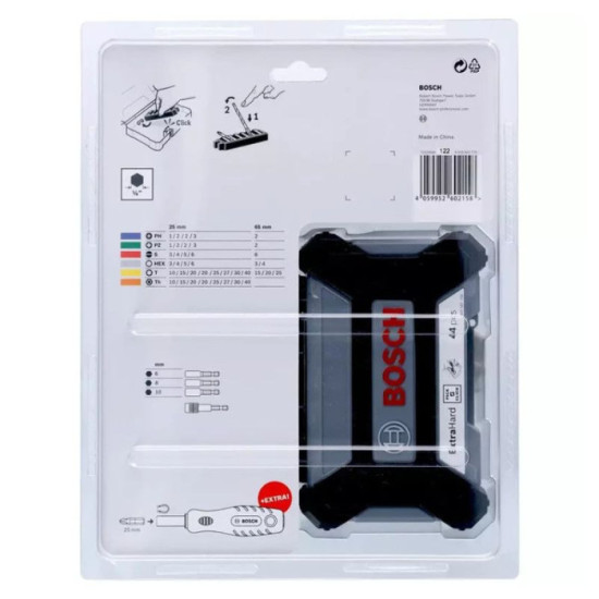 Coffret vissage promo Bosch 44 pieces tournevis Bosch 2607017693