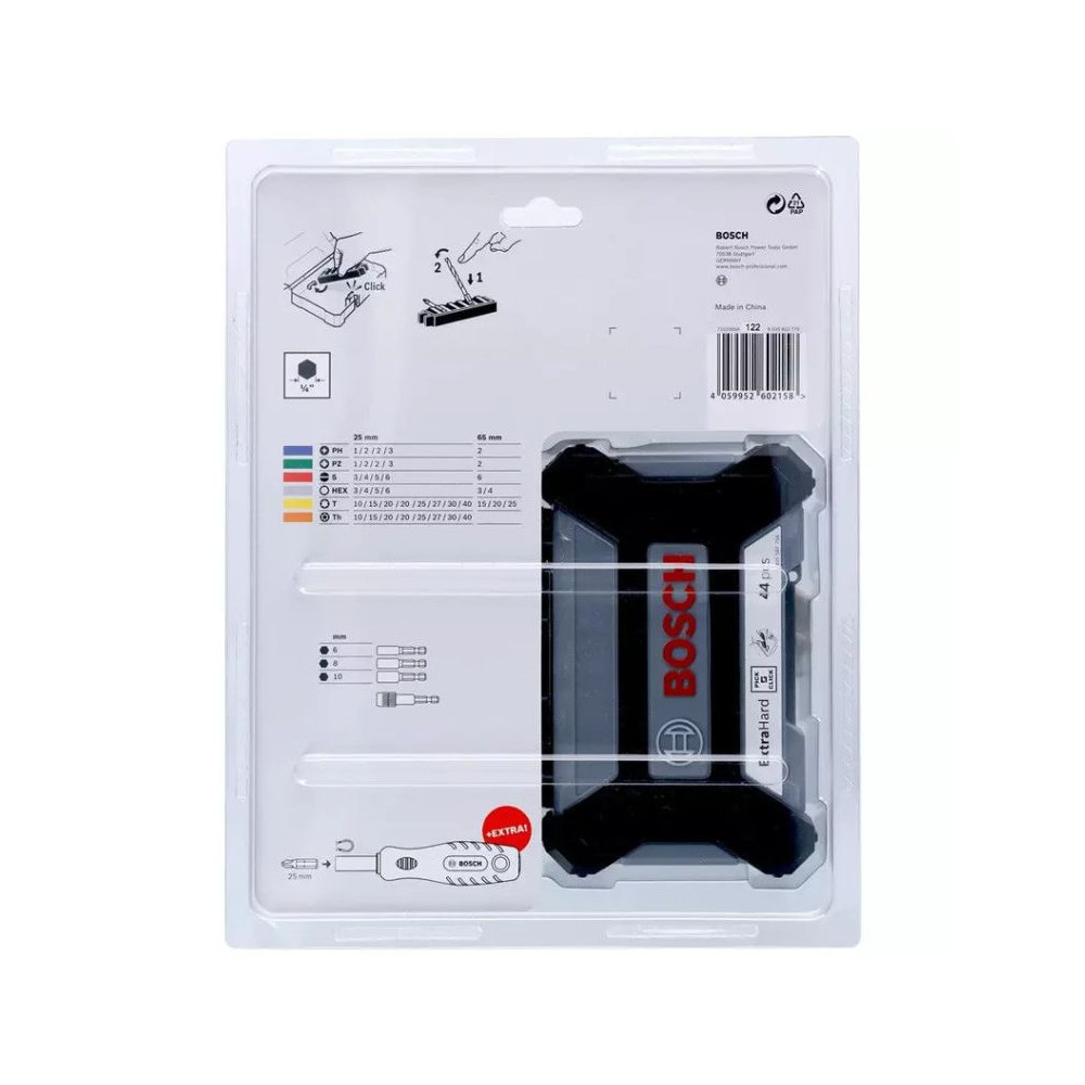 Coffret vissage promo Bosch 44 pieces tournevis Bosch 2607017693