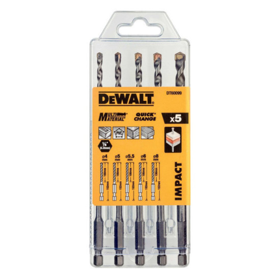 Foret multi materiaux 5 pcs Dewalt DT60099 qz