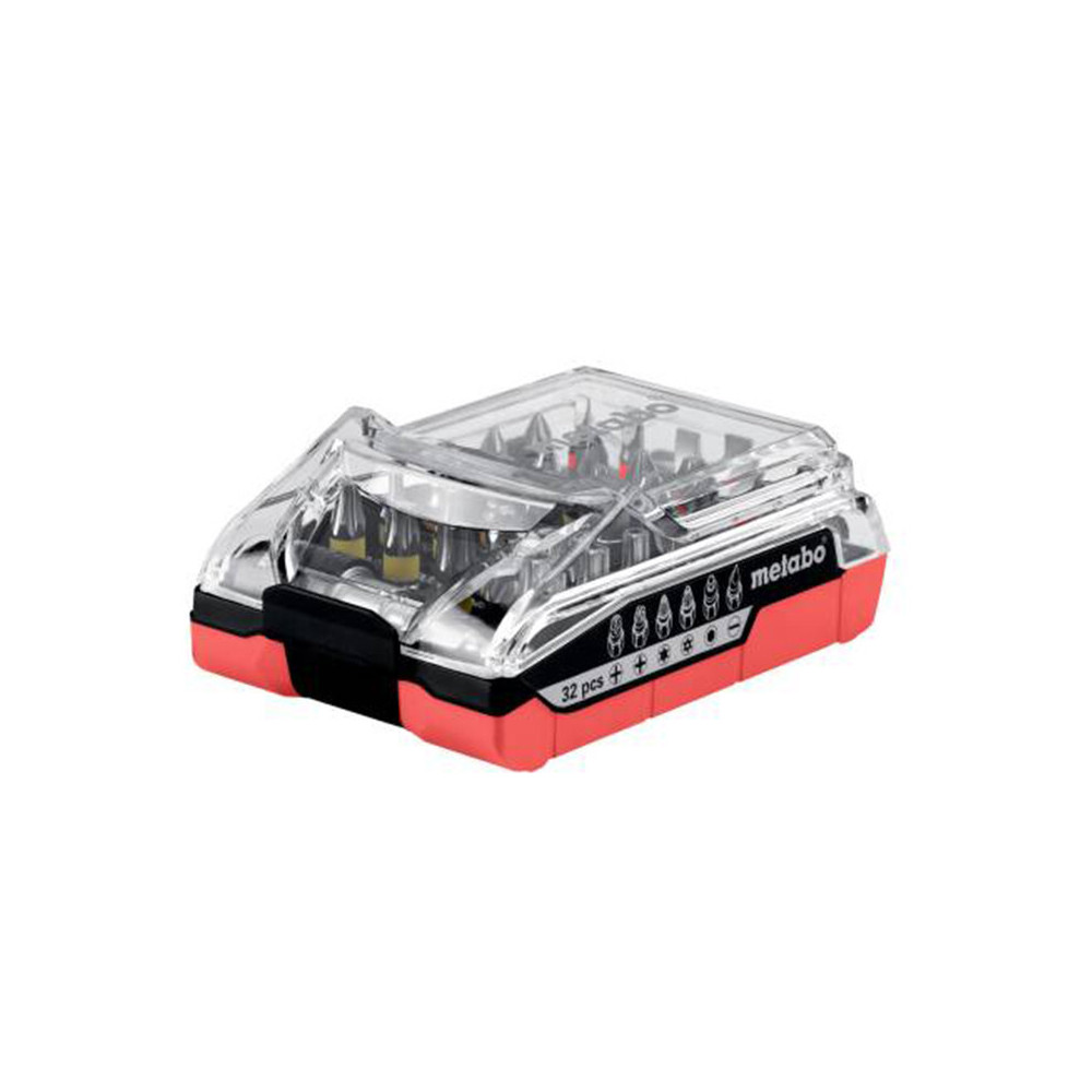 Coffret d embouts 32 pcs pour perceuses visseuses Metabo 626696000
