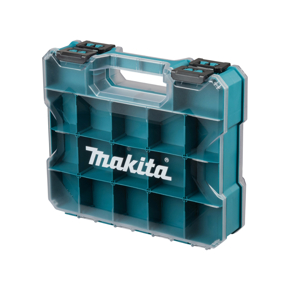 Coffret embouts 100 pcs compartiments rangement Makita E24826