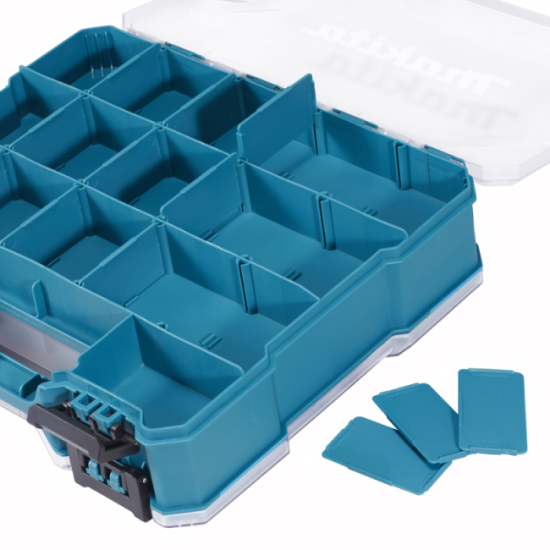 Coffret embouts 100 pcs compartiments rangement Makita E24826