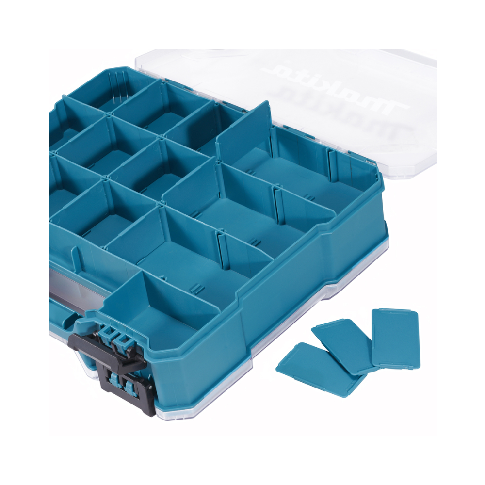 Coffret embouts 100 pcs compartiments rangement Makita E24826
