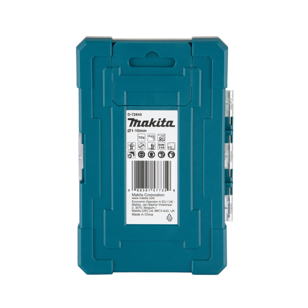 Coffret 10 meches metaux Makita d 72849