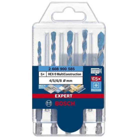 Coffret de 5 forets Bosch 2608900585