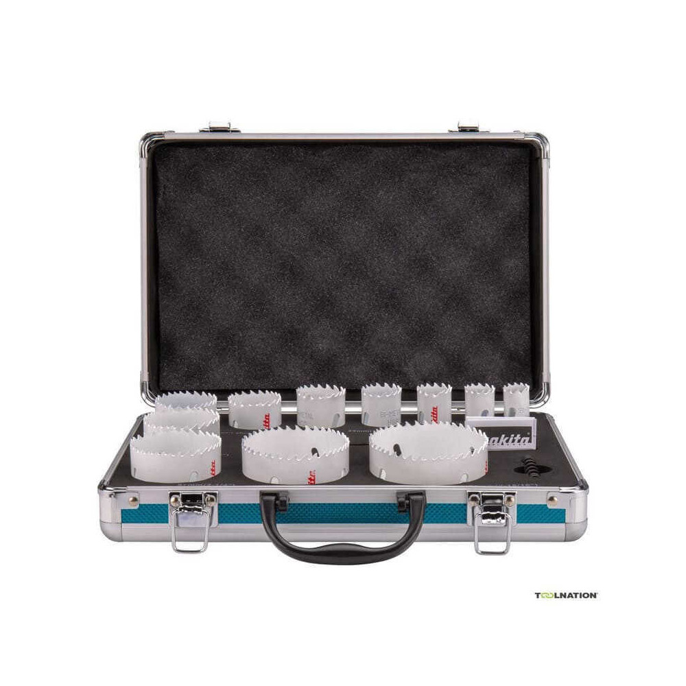 Coffret de scie cloche bois et metal 14 pcs Makita d 47298