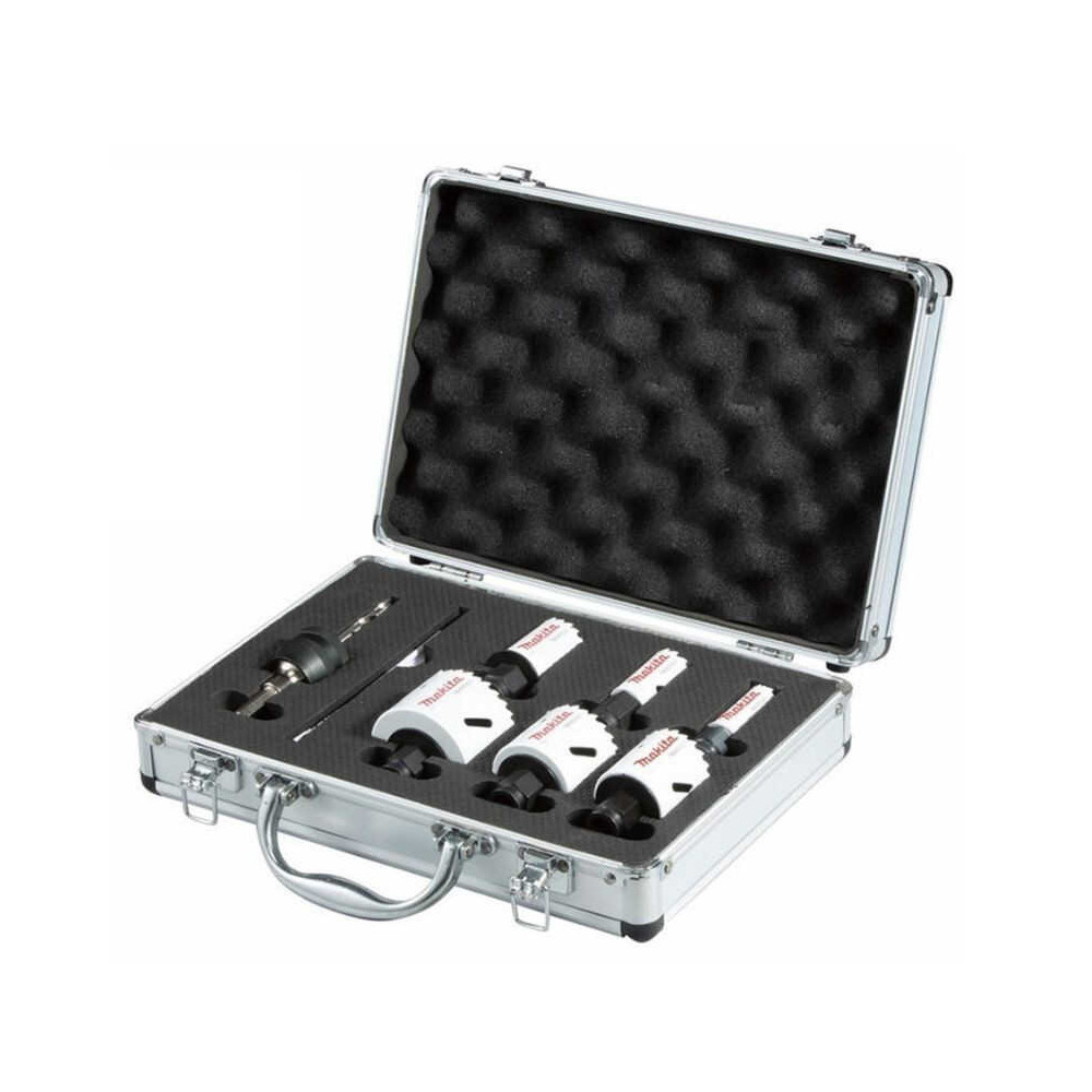 Coffret scies cloches bi metal ezychange 6 pcs Makita e 12326