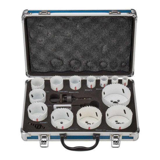 Coffret de scie trepan 16 pcs Makita d 47307