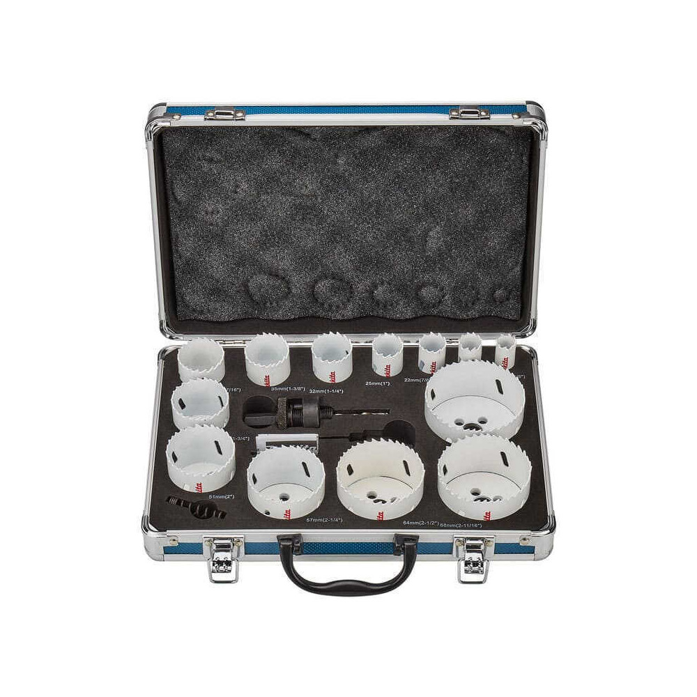 Coffret de scie trepan 16 pcs Makita d 47307