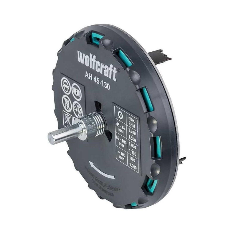Scie cloche reglable O45 130 mm wolfcraft 5978000