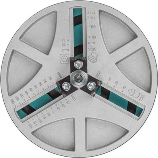 Scie cloche reglable O45 130 mm wolfcraft 5978000