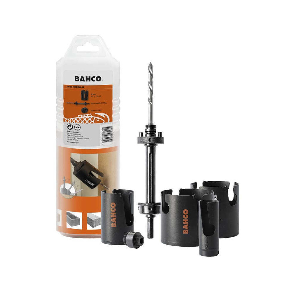 Coffret de scies trepans superior multi construction Bahco 3833 promo 42