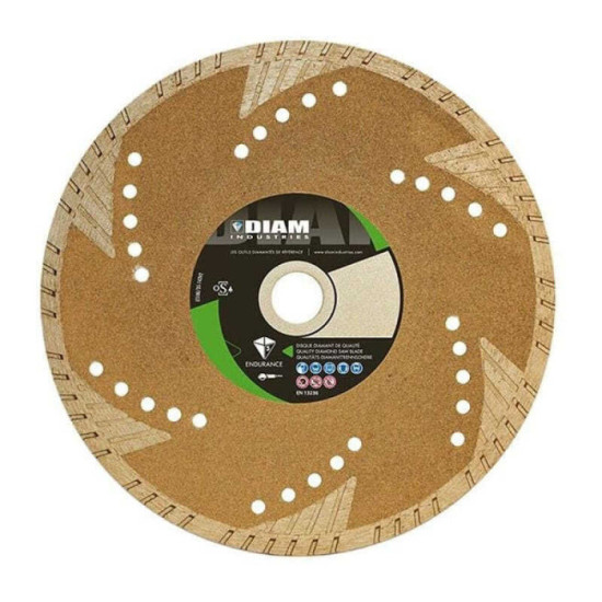 Disque diamant avec flasque deportee 125MM diam industries TS8012522FD
