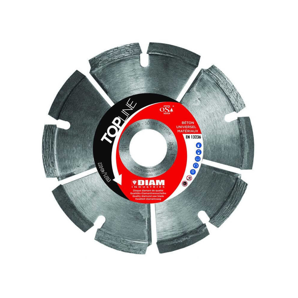 Disque diamant O150 pour beton TRB15022 diam industrie
