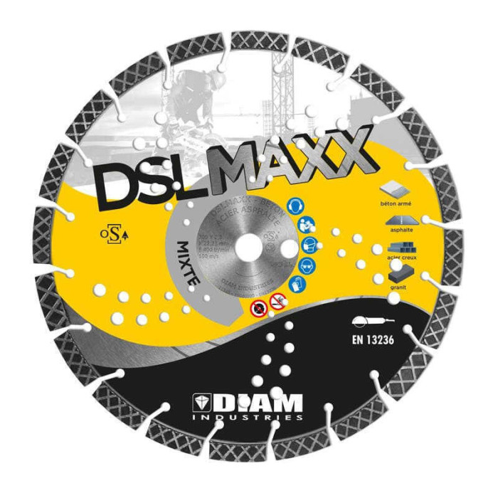 Disque diamant 125 mm diam industries DSLMAXX125