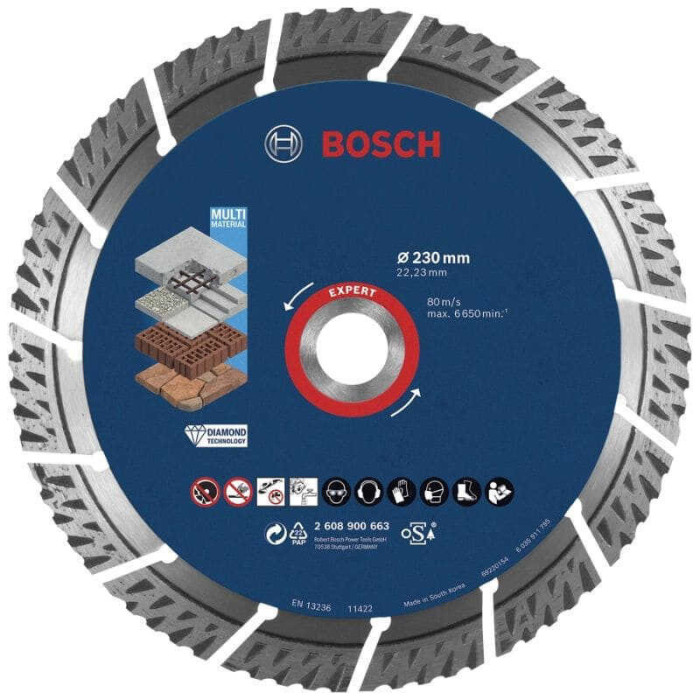 Disque a tronconner diamant Bosch 2608900663