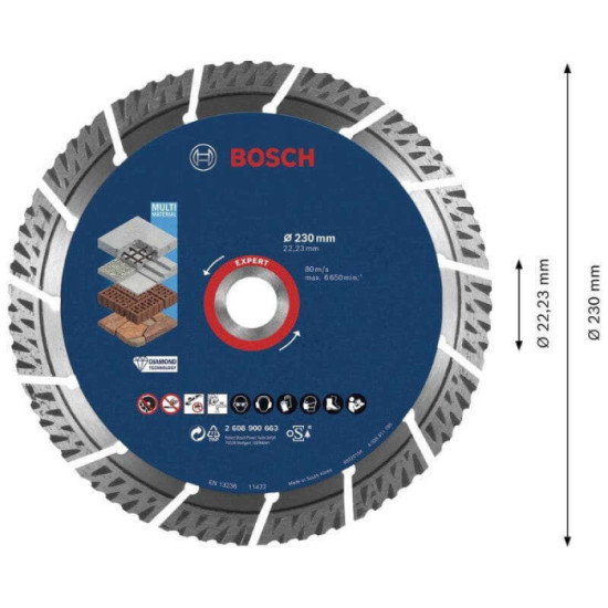 Disque a tronconner diamant Bosch 2608900663