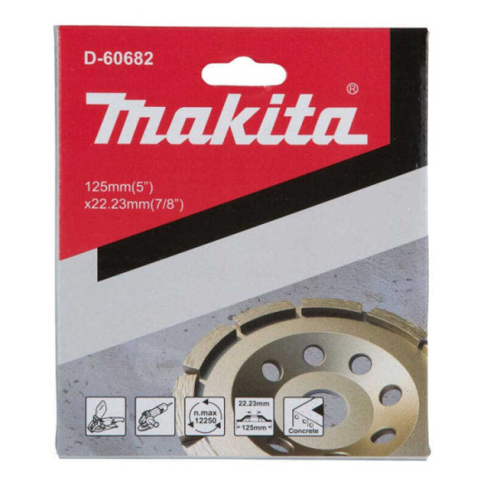 Plateau de poncage diamant O125 mm Makita d 60682