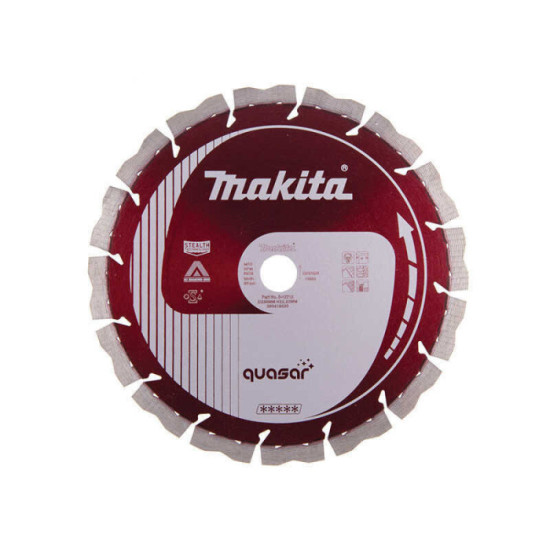 Disques diamant silencieux quasar pour beton Makita b 12712