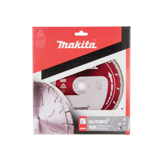 Disques diamant silencieux quasar pour beton Makita b 12712