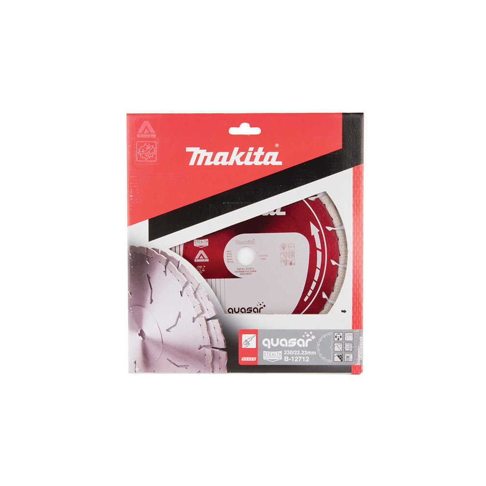 Disques diamant silencieux quasar pour beton Makita b 12712