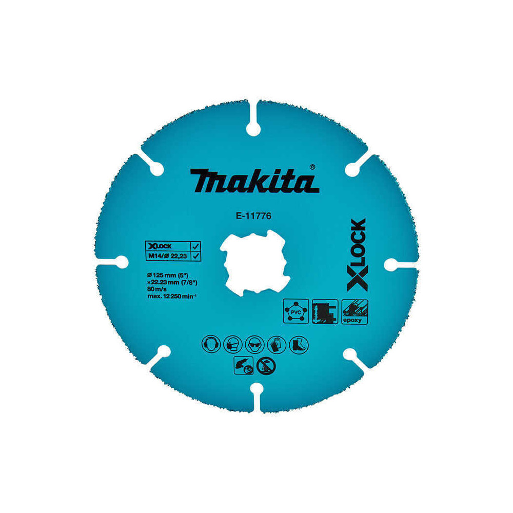 Disque diamant multi materiaux O125 mm x lock Makita e 11776