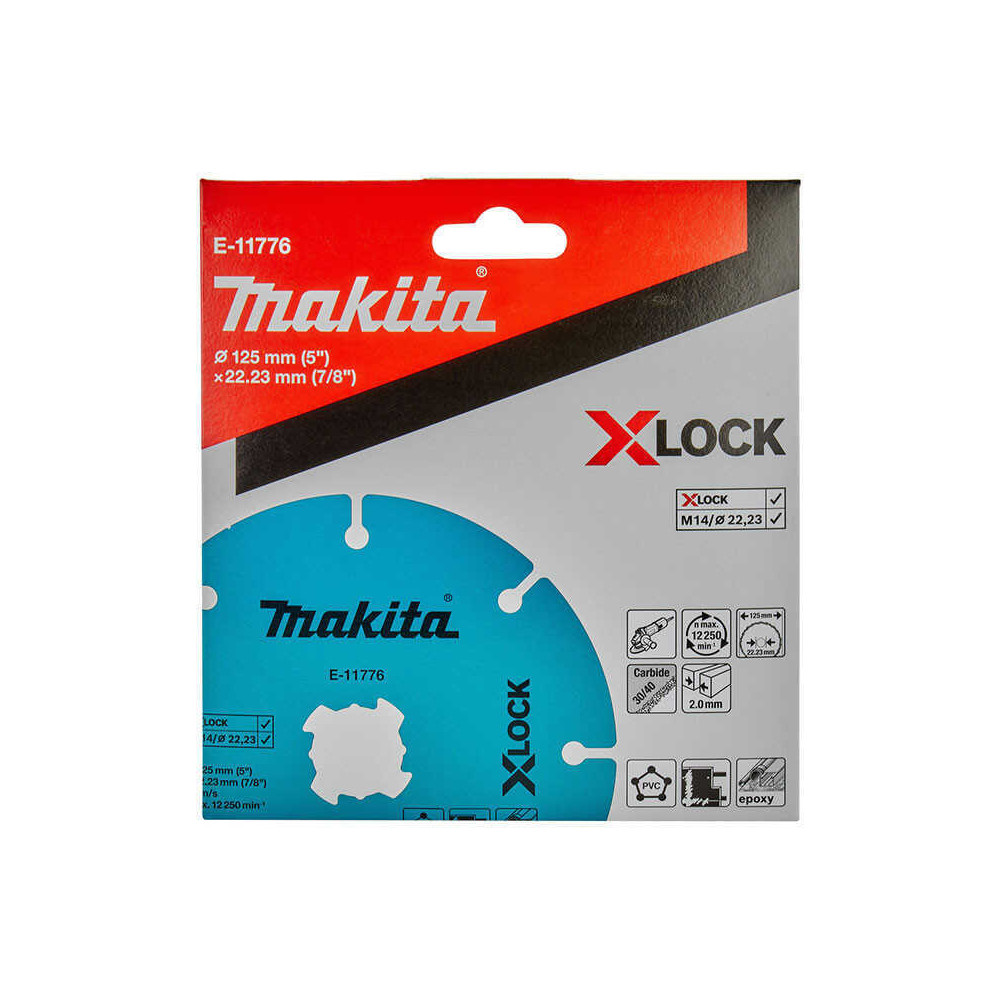 Disque diamant multi materiaux O125 mm x lock Makita e 11776