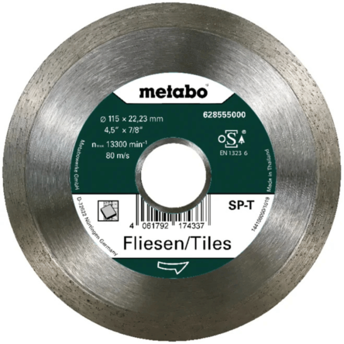 Disque tronconnage diamantee Metabo 628555000
