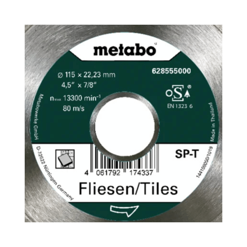 Disque tronconnage diamantee Metabo 628555000