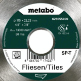 Disque tronconnage diamantee Metabo 628555000