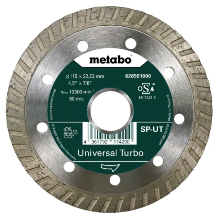 Disque de tronconnage diamantee sp ut 115X2223 mm Metabo 628551000