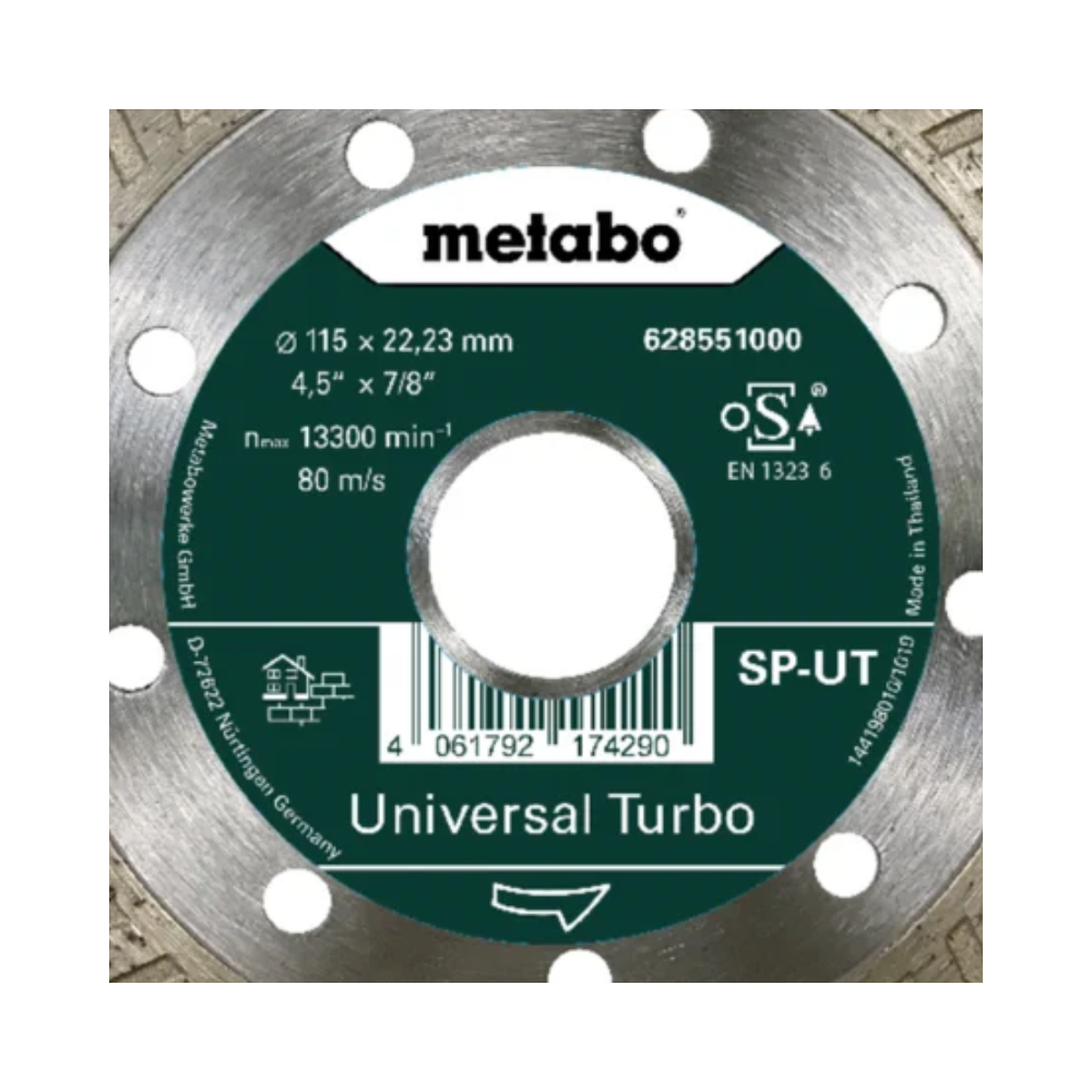 Disque de tronconnage diamantee sp ut 115X2223 mm Metabo 628551000