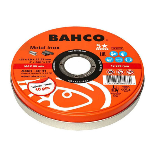 Disque a tronconner 230 mm acier metal Bahco 3911 230 T41 im
