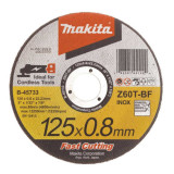 Lot 5 disques tronconner metal inox Makita b 45733