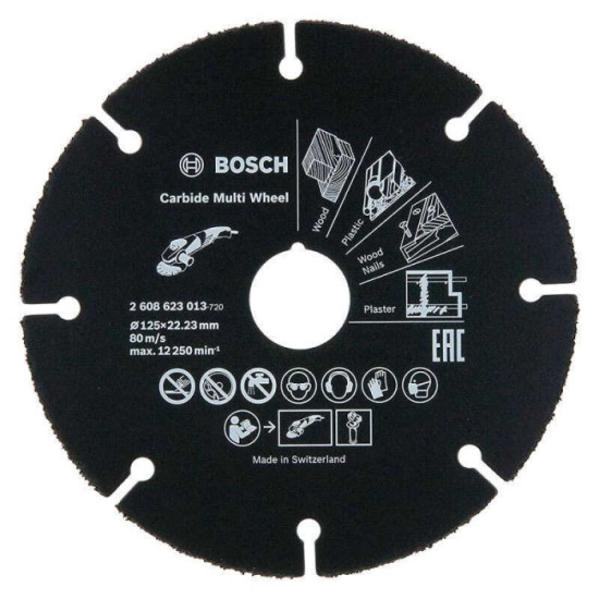 Disque a tronconner 125X10 mm pour metal Bosch 2608623013